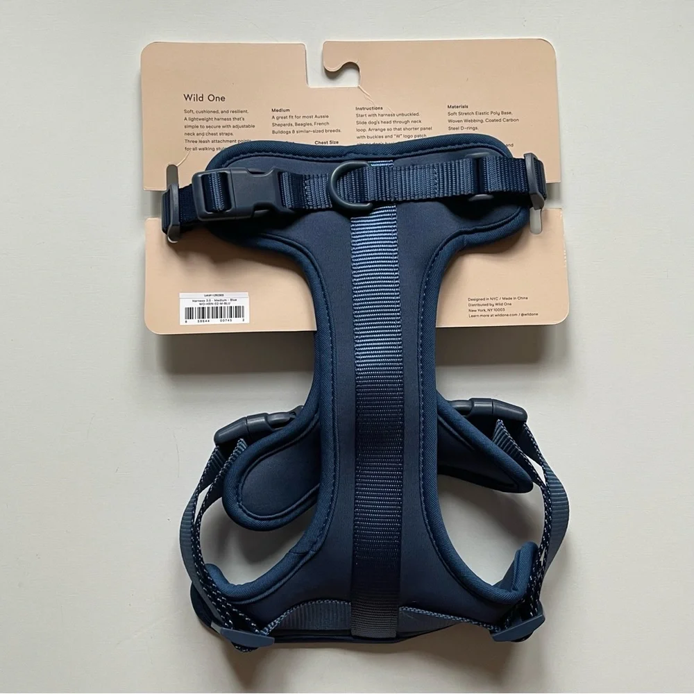 Wild One Dog Harness 3.0 - M - Blue
